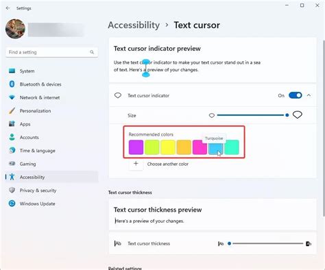 How To Change Text Cursor Indicator on Windows 11