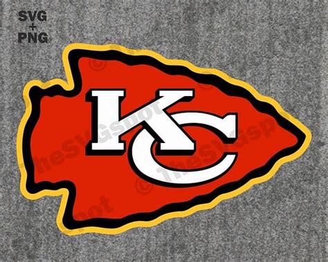 Kansas City Chiefs Arrowhead Logo - SVG Graphic & Cut File