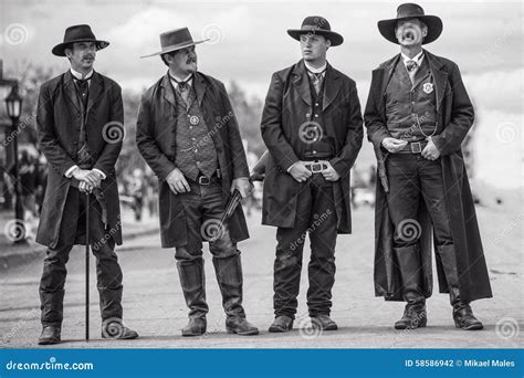 Wyatt Earp and Brothers in Tombstone Arizona during Wild West Show ...