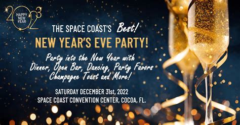 New Years Eve 2023 Dinner and Dance Party, Brevard County FL - Dec 31 ...