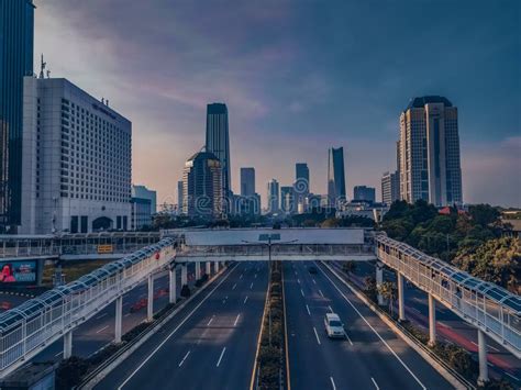 Pedestrian Bridge of Semanggi in Jakarta, Indonesia Editorial ...