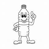 Premium Vector  Funny bottle cartoon coloring Page sketch template
