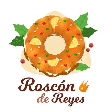 Free Vector | Hand drawn roscón de reyes