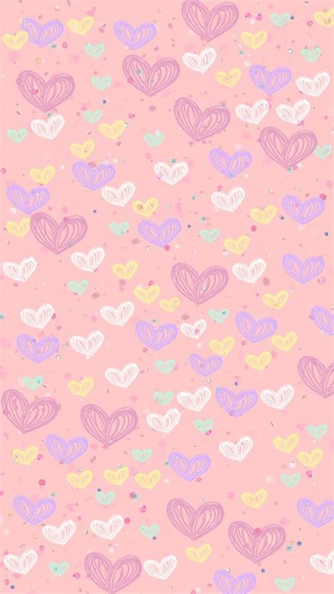 Wallpaper pink love | Buku gambar, Seni, Gambar