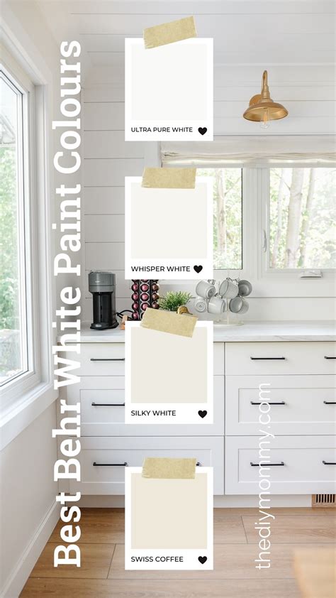 The Best Behr White Paint Colours & Tips for Choosing One | The DIY Mommy