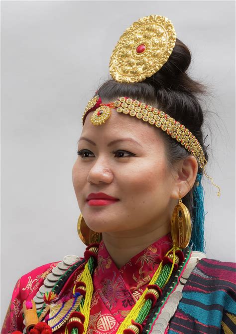 Nepalese Parade NYC 5_22_16 Nepalese Woman Traditional Dress Photograph by Robert Ullmann - Pixels