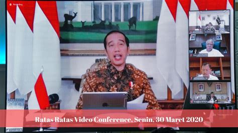 Sekretariat Kabinet Republik Indonesia | Dua Rapat Terbatas Melalui Video Conference, Senin 30 ...