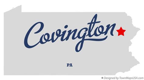 Map of Covington, Lackawanna County, PA, Pennsylvania