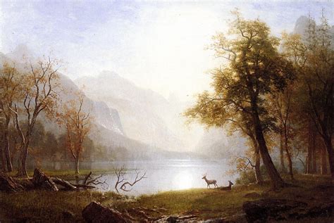 Albert Bierstadt Valley in Kings Canyon Painting | Best Paintings For Sale