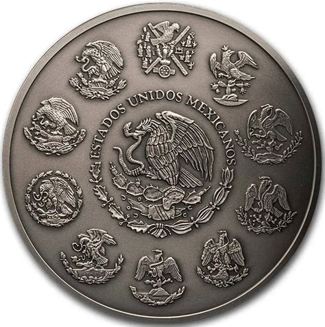 Silver Kilo 2017 Aztec Calendar, Coin from Mexico - Online Coin Club