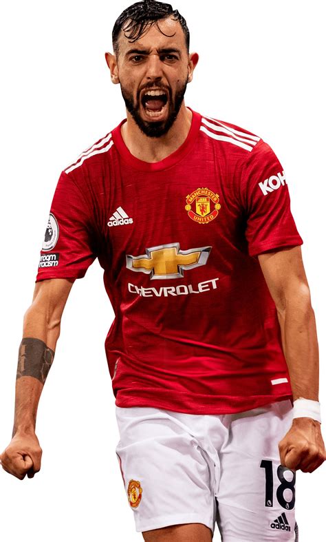 Bruno Fernandes Manchester United football render - FootyRenders