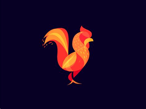 Red Rooster by Ilya Shapko on Dribbble