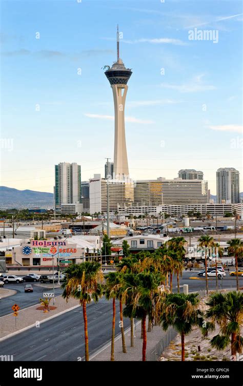 Stratosphere Las Vegas At Night