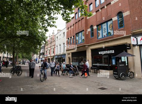 The Shopping Centre in Peterborough, Cambridgeshire England UK Stock ...