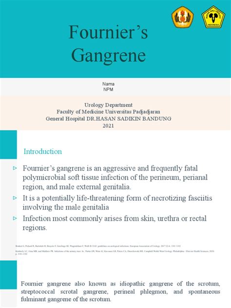 Fournier's Gangrene | PDF | Infection | Wound