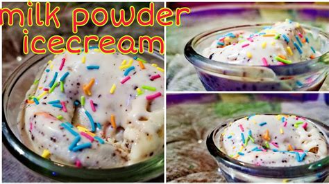 Homemade Milk powder iceream/ Milkpowder recipe/homemade ice cream ...