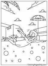 20  Swimming Coloring Pages Free Printable PDF & Online sketch template