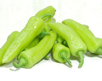 Heirloom Light Green Long Sheep Horn Sweet Pepper Vegetable F1 Seeds 20 ...