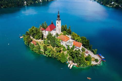 Slovenia - Resort Lake Bled. Stock Image - Image of place, alps: 100956047