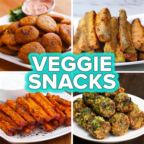 Veggie Snacks 4 Ways | Recipes