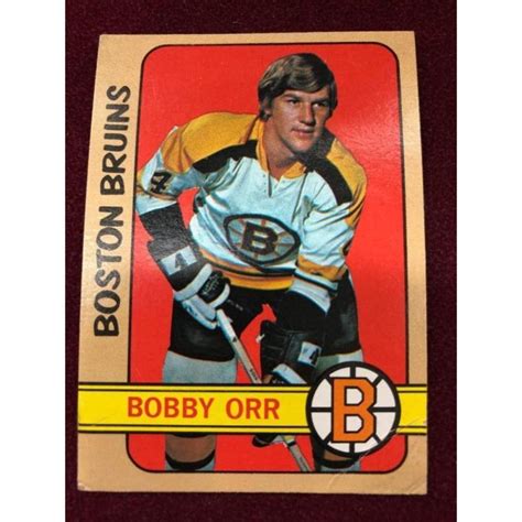 Sold Price: Vintage 1972 Bobby Orr Hockey Card - February 3, 0120 6:00 PM EST