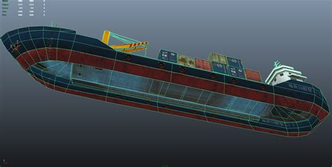 3d Cargo Ship - Model