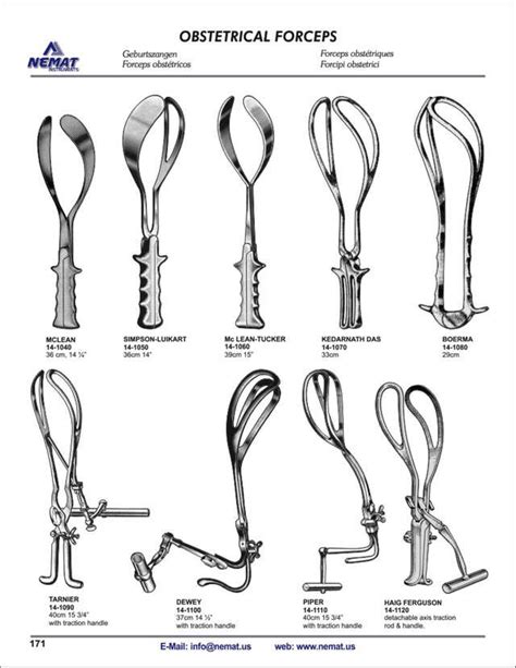 Obstetrical Forceps | Medical equipment, Medical equipment storage ...