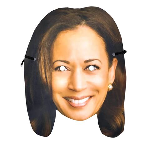 2019 Kamala Harris Party Paper Mask Half Face Mask Cosplay Supplies | Half face mask, Paper mask ...