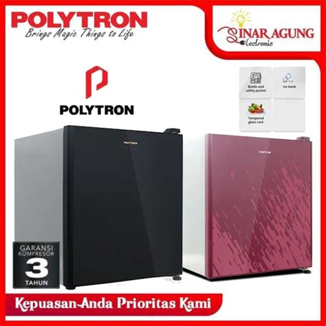 POLYTRON KULKAS MINI/PORTABLE REFRIGERATOR PRH51 PRH 51 [50L] 100% ORI | Lazada Indonesia