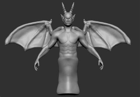 STL file Shadow demon miniature (pre-supported)・Template to download and 3D print・Cults