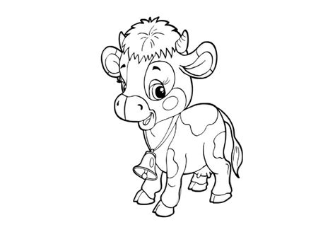 14 Printable Cow Coloring Pages: PDF - Print Color Craft