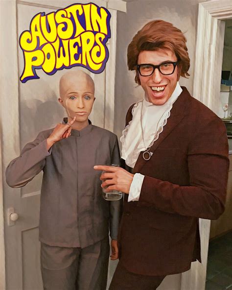 Austin Powers and Dr. Evil Couples Costume | Couples costumes ...