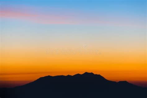 Sunrise View Of Mountain Top Stock Image - Image of ridge, colorful ...