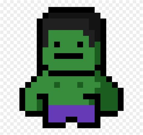 Hulk Smash - Minecraft Pixel Art Avengers, HD Png Download - 1190x1190(#6312590) - PngFind