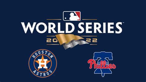 Updated: World Series 2022 TV Schedule: Astros vs. Phillies