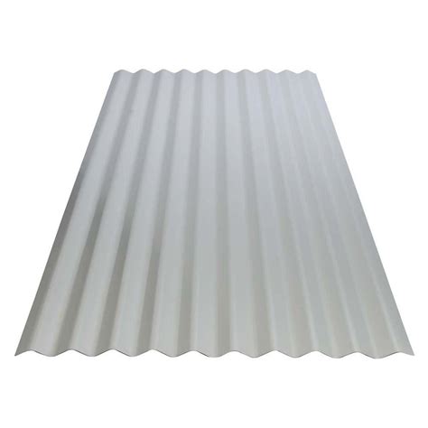 Gibraltar Building Products 8 ft. Corrugated Galvanized Steel Utility ...