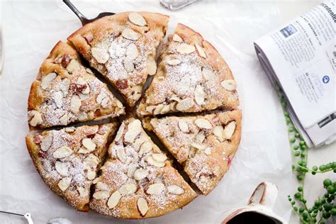 Rhubarb Almond Cake Recipe - Simply Scratch