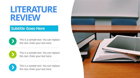 Animated PowerPoint Literature Review - SlideModel