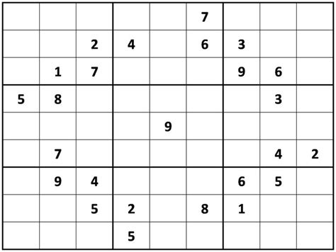 PRINTABLE SUDOKU | Sudoku printable, Sudoku, Sudoku puzzles