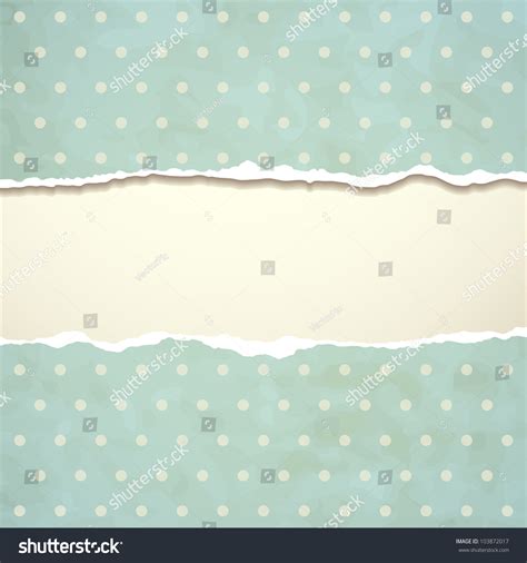 Tear Paper On Abstract Background Stock Vector 103872017 - Shutterstock