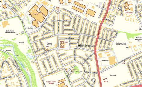 Newcastle Street Map | I Love Maps