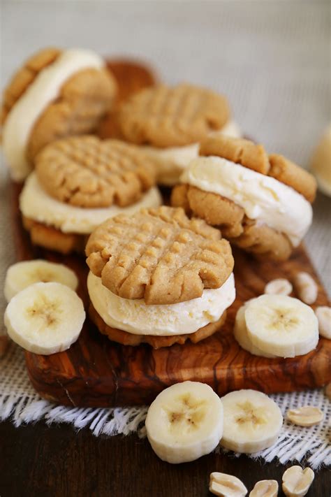 Peanut Butter Cookie + Banana Ice Cream Bites – The Comfort of Cooking