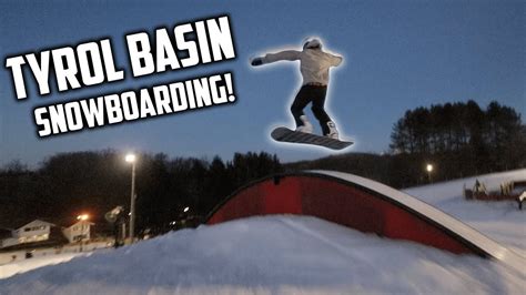 Tyrol Basin Night Snowboarding! - YouTube