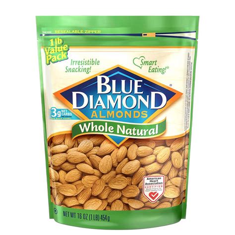 Whole Natural Raw Almonds: 16oz Bags | Blue Diamond Almonds Store – Blue Diamond Almonds Nut ...