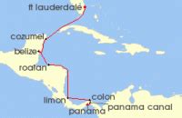 Timetables for Cruises To Panama Canal (Cruising Canal) on 16 February 2025