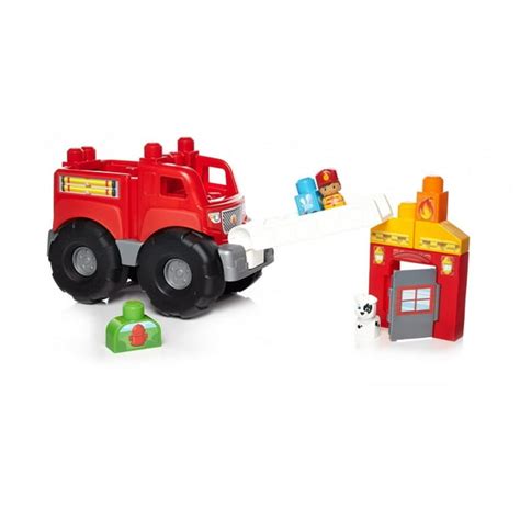 Mega Bloks Fire Truck Rescue Building Set - Walmart.com - Walmart.com