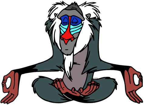 Lion King Rafiki Meditating