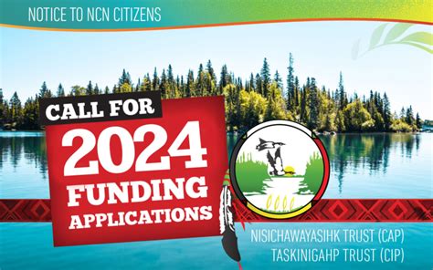 Call for 2024 CAP-CIP Funding Applications - Nisichawayasihk Cree Nation