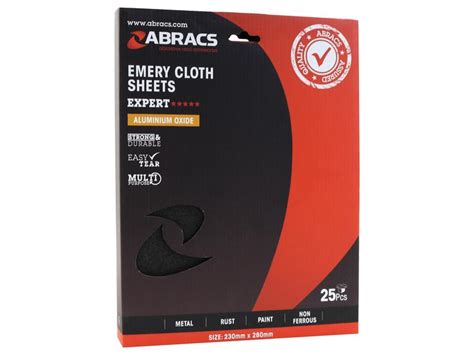 Emery Cloth Sheets P100, Fine