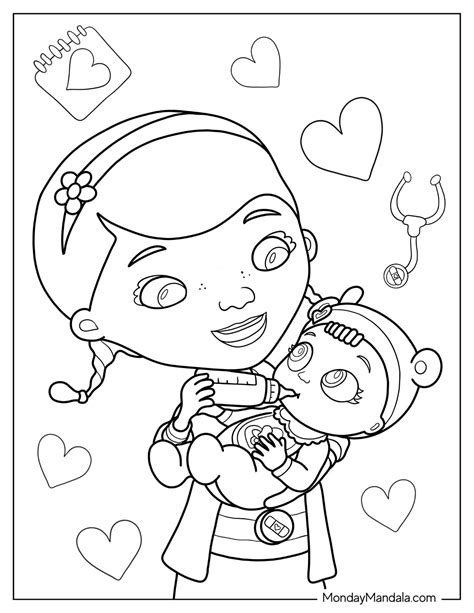 22 Doc McStuffins Coloring Pages (Free PDF Printables)